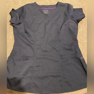 Purple label scrub top